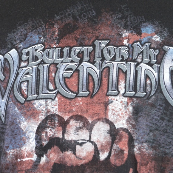 BFMV Bullet For My Valentine Riot Mens XL Black - Picture 2 of 7